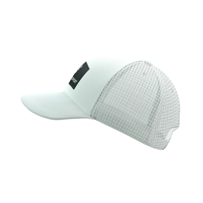 Casquette Compressport Trucker 6P Cap Blanc