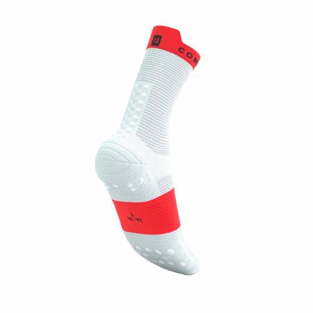 Compressport Pro Racing Socks v4.0 Run High White Red