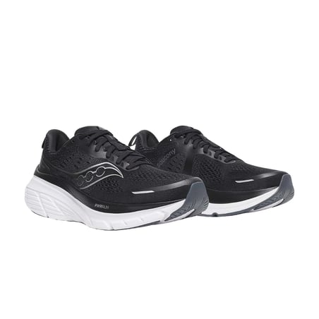 Saucony Guide 18 Wide Black White SS25