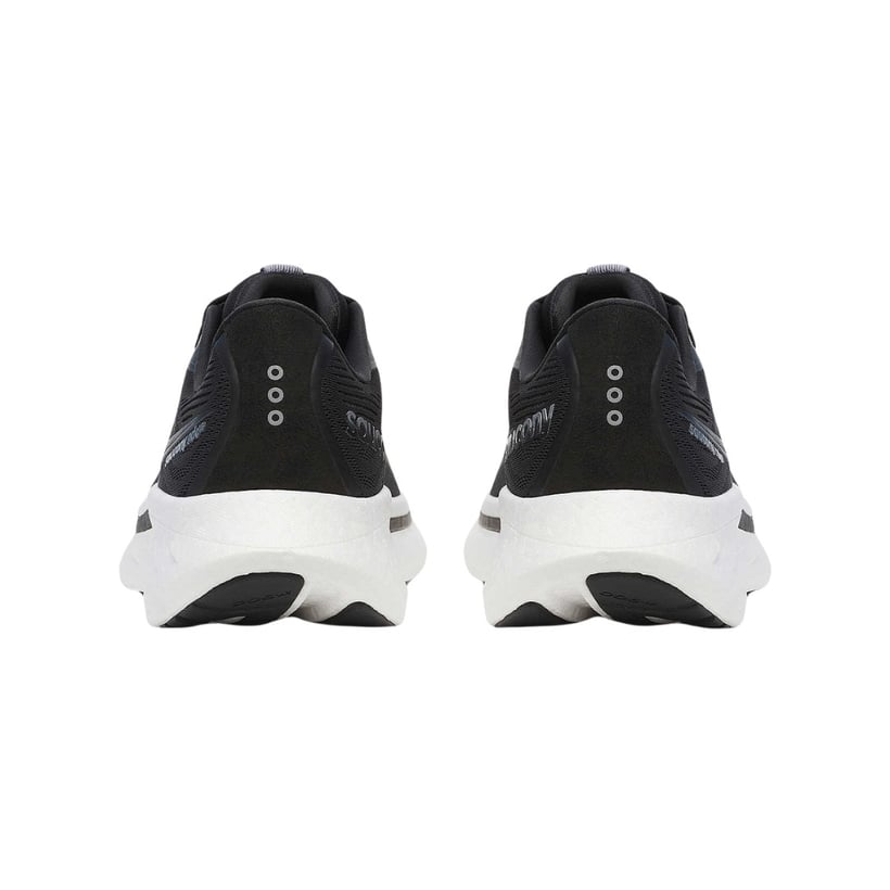 Saucony Ride 18 Shoes Black White SS25