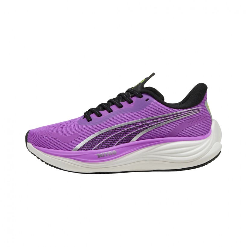 Chaussures Puma Velocity Nitro 3 Violet Blanc Femme SS25