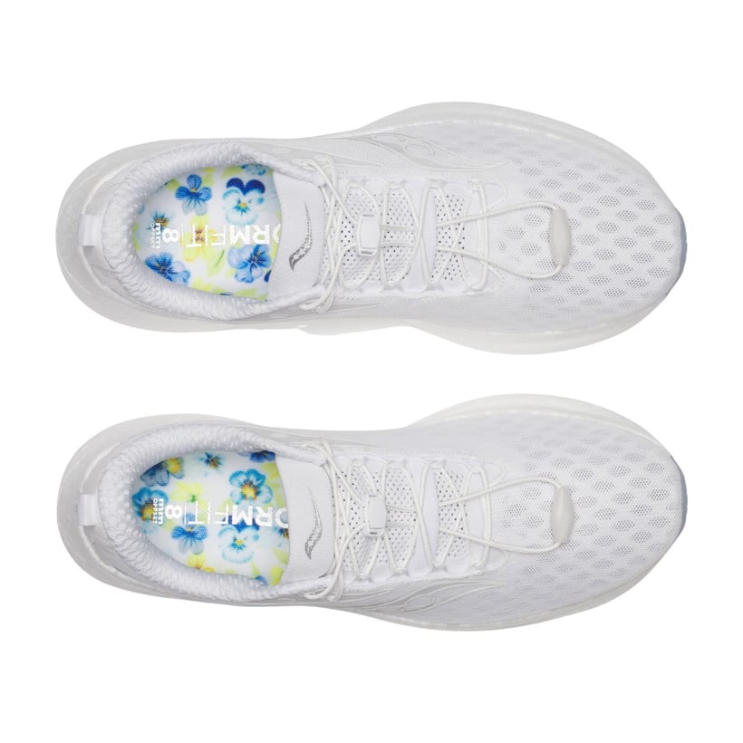 Saucony Ride 18 Summer Shoes White SS25