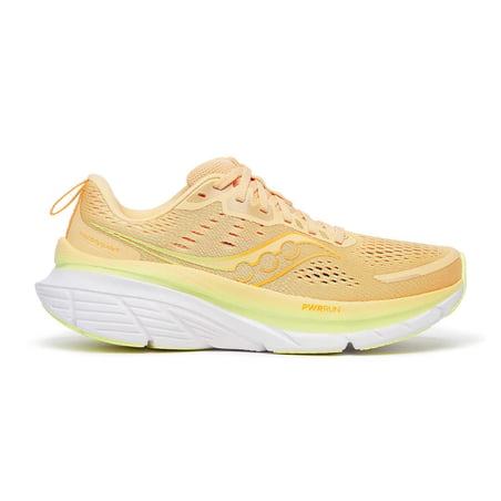 Chaussures Saucony Guide 18 Orange Jaune SS25 Femme