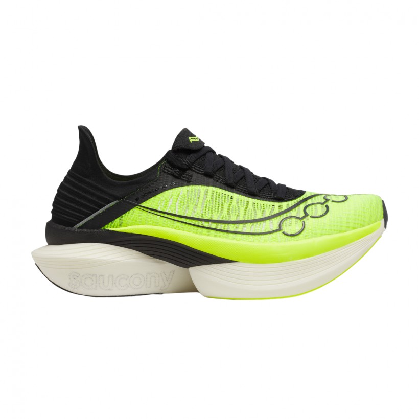 Scarpe Saucony Endorphin Elite 2 Giallo Nero SS25 Unisex