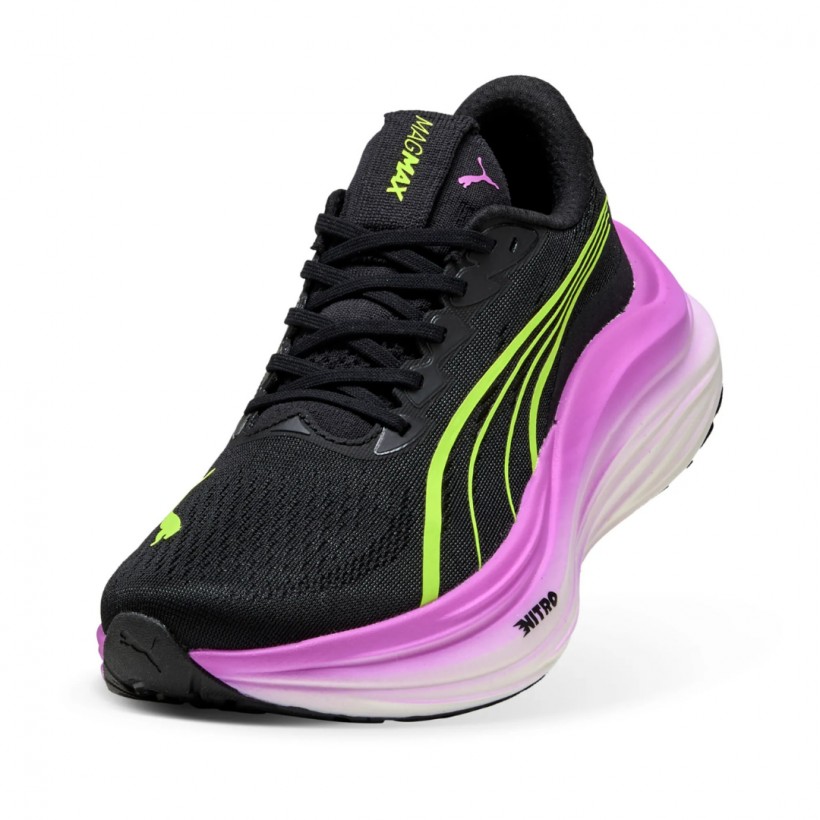 Puma MagMax Nitro Black Pink SS25 Women's Shoes