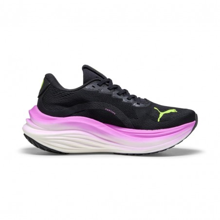 Tênis Puma MagMax Nitro Preto Rosa SS25 Feminino