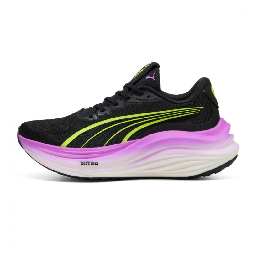 Puma MagMax Nitro Schwarz Rosa SS25 Damen Schuhe