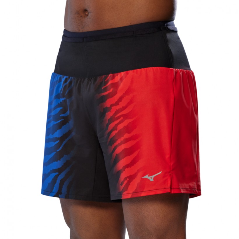 Spodenki Mizuno Multi Pocket Niebiesko-Czerwone
