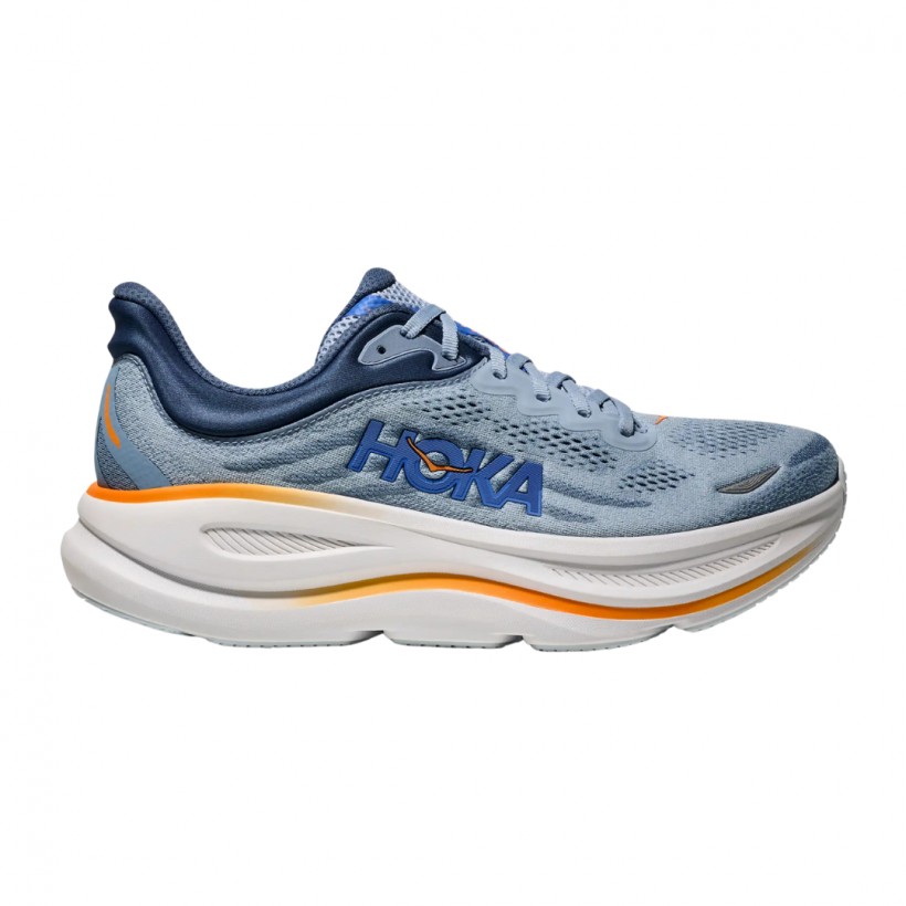 Zapatillas Hoka Bondi 9 Azul Naranja SS25