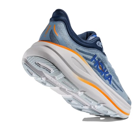 Hoka Bondi 9 Shoes Blue Orange SS25