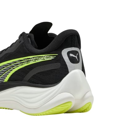 Puma Velocity Nitro 3 Zwart Geel SS25 Sneakers