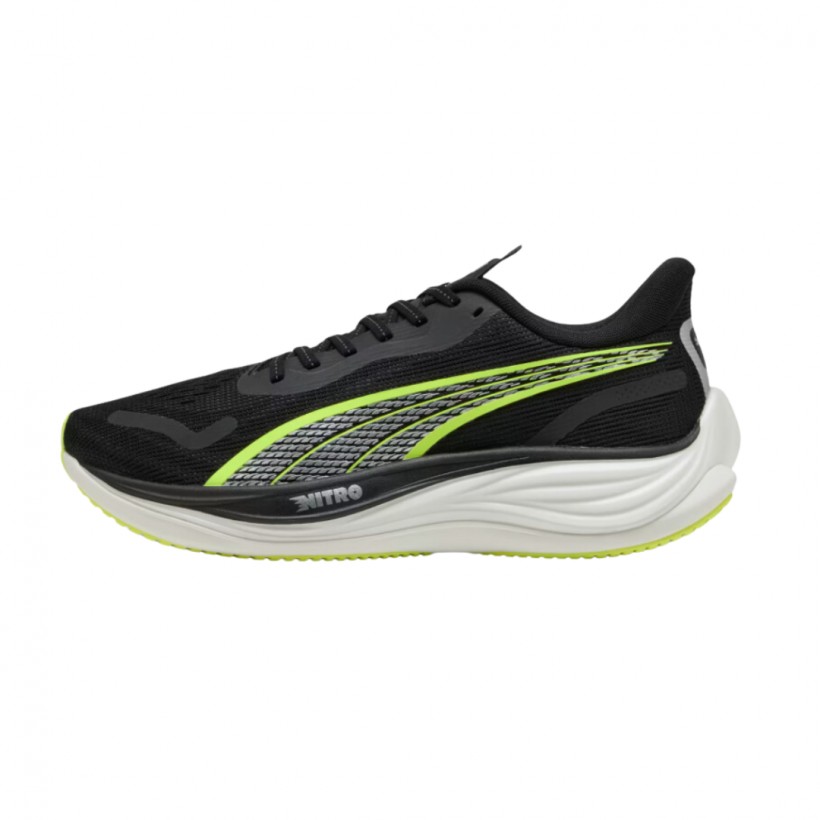 Puma Velocity Nitro 3 Schuhe Schwarz Gelb SS25