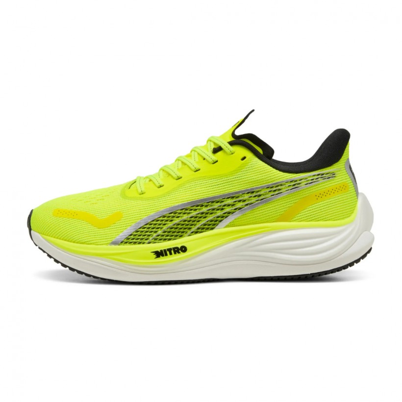 Zapatillas Puma Velocity Nitro 3 Amarillo Negro SS25