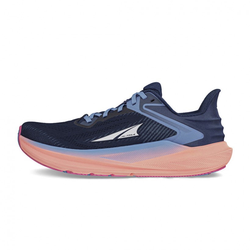 Tênis Altra Torin 8 Azul Laranja SS25 Mulher