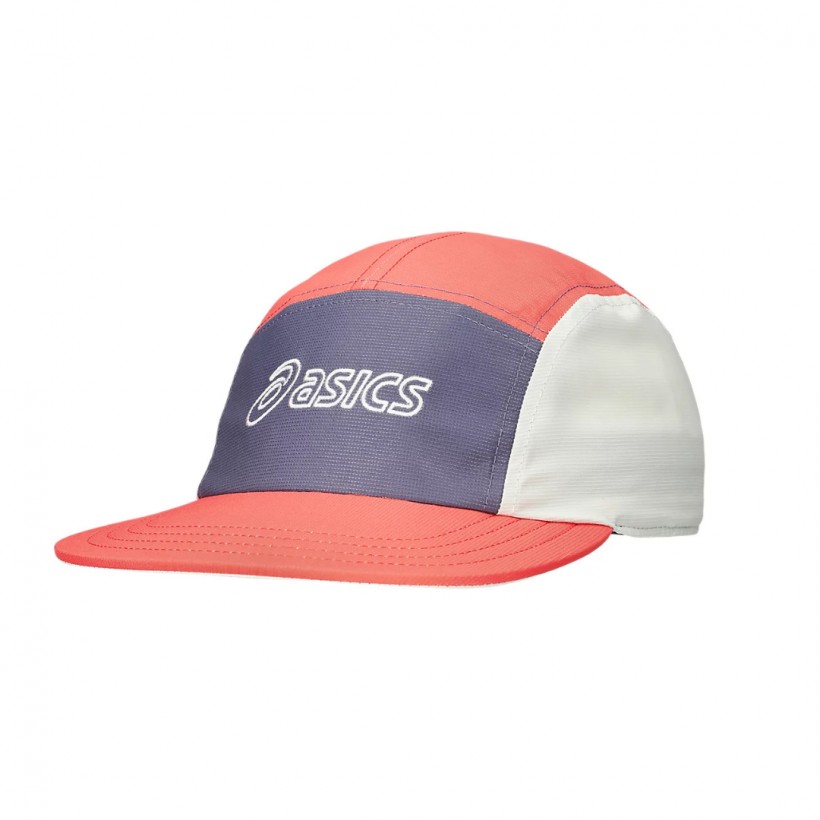 Gorra Asics 5 Panel Rojo Morado