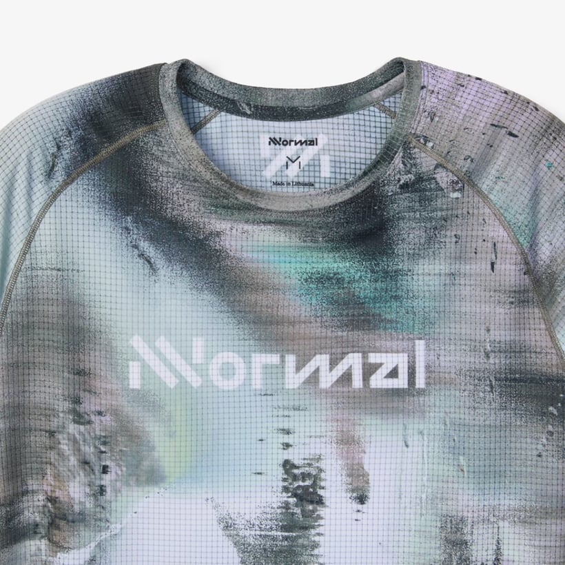 NNormal Race T-Shirt Kurzarmshirt Grau Schwarz...