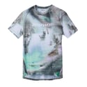 Camiseta NNormal Race T-Shirt Manga Curta Cinza Preto Verde