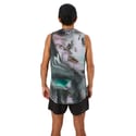 Ärmelloses Shirt NNormal Race Tank Grau Schwarz Grün