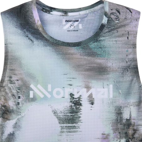 Canotta NNormal Race Tank Senza Maniche Grigio Nero Verde