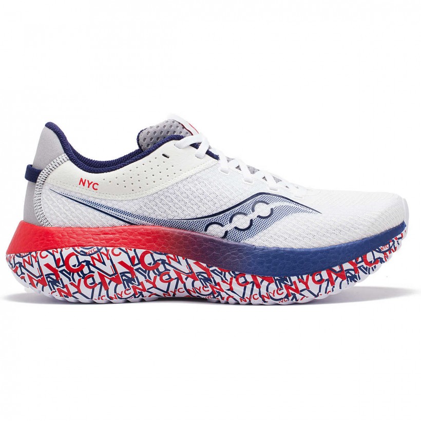 Baskets Saucony Kinvara Pro NYC Blanc Rouge