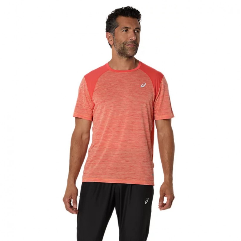 Maglietta Asics Road SS Top Manica Corta Arancione
