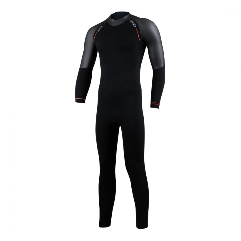 Zone3 Active Flex Wetsuit Black Orange