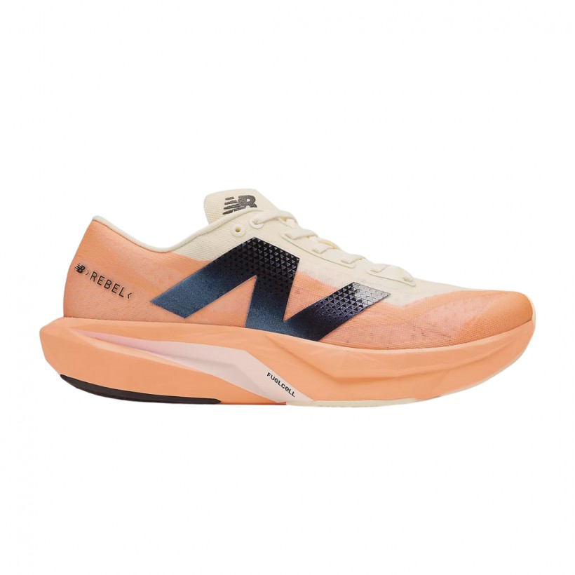 Scarpe New Balance FuelCell Rebel v4 Arancione Bianco SS25