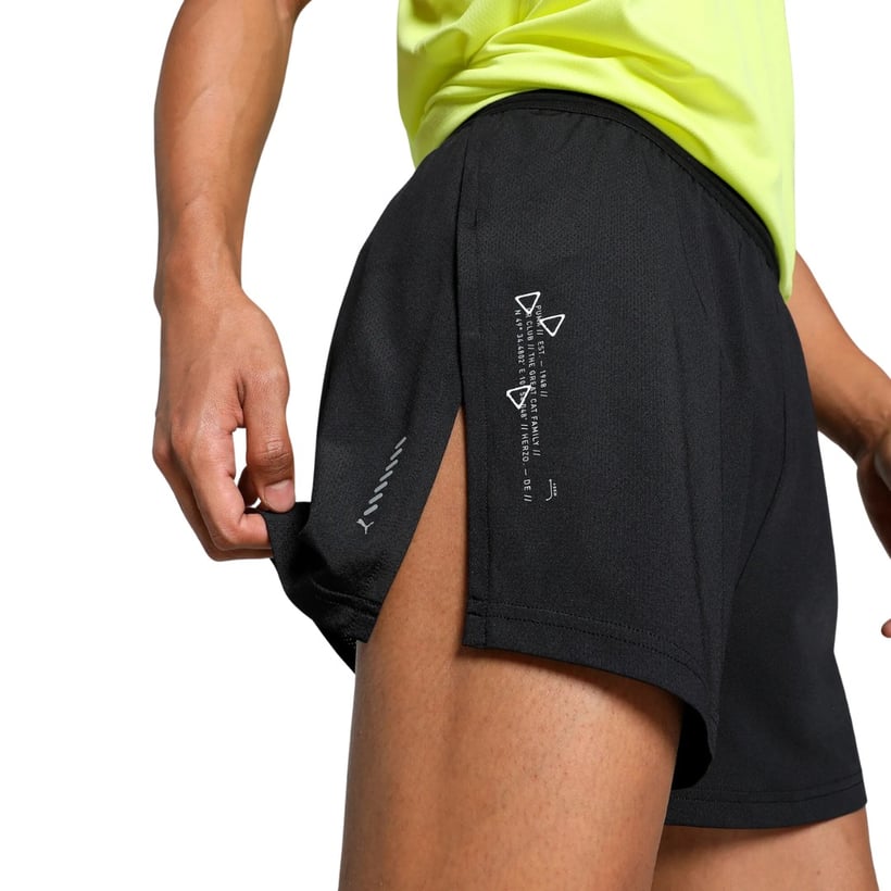 Short Puma Knit 3” Split Preto