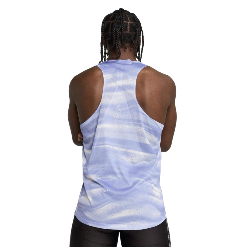 Puma Raceday Ultraspun Mouwloos T-shirt Blauw Wit