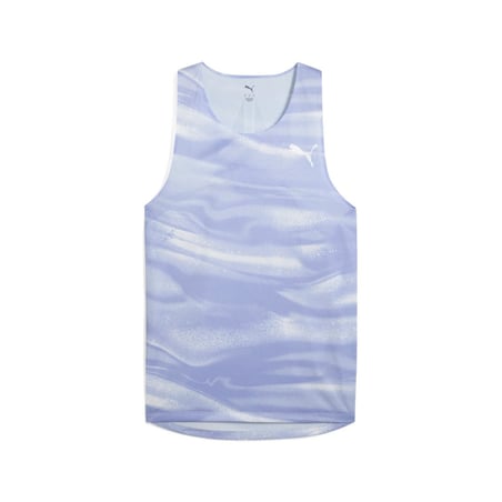 Camiseta Puma Raceday Ultraspun Sin Mangas Azul Blanco