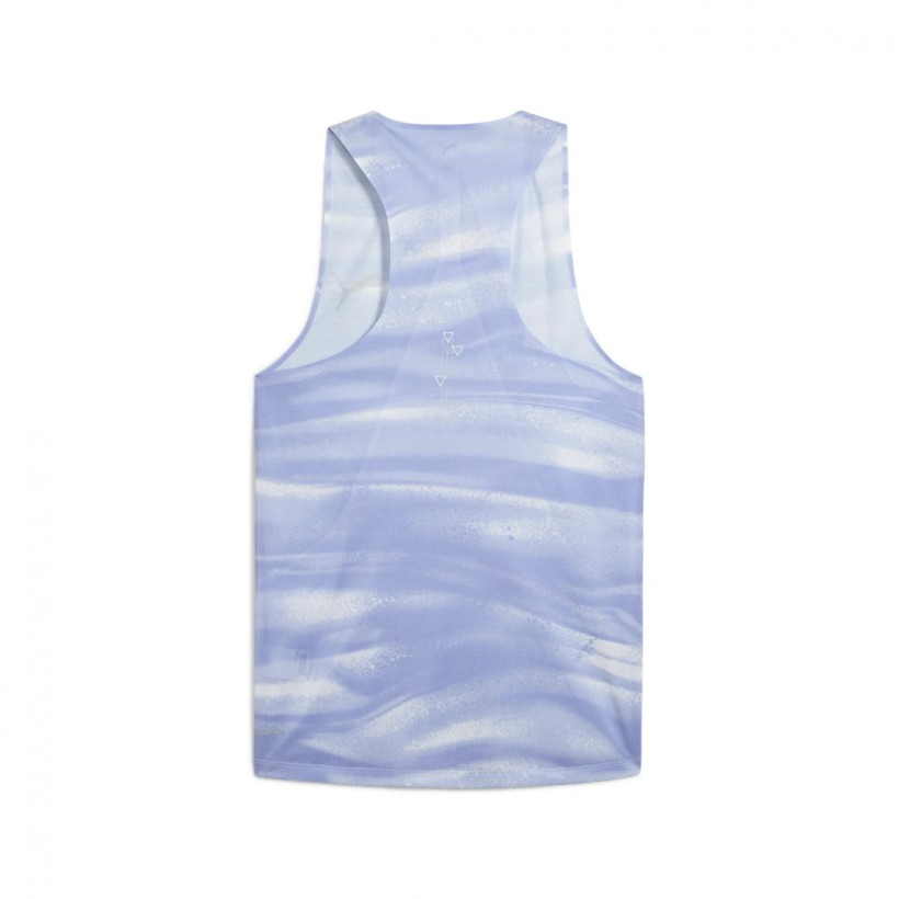 Puma Raceday Ultraspun Sleeveless Shirt Blue White