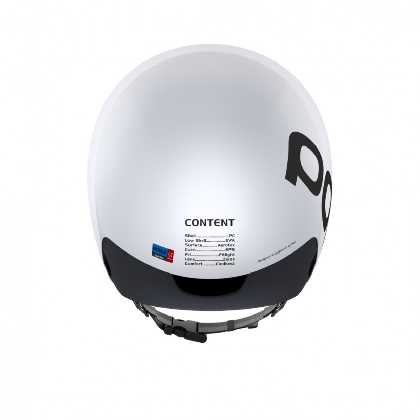 POC Cerebel White Blue Helmet