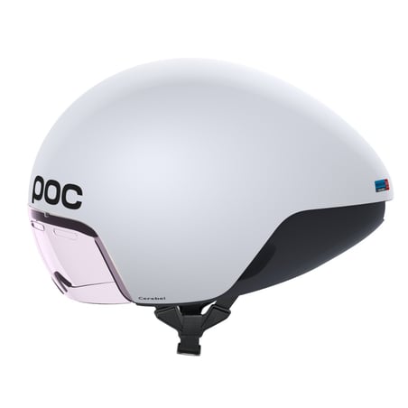 POC Cerebel Weiß Blau Helm