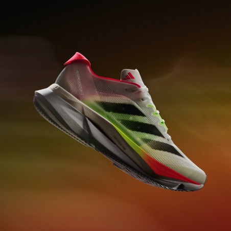 Adidas Adizero Boston 12 Shoes White Red SS25