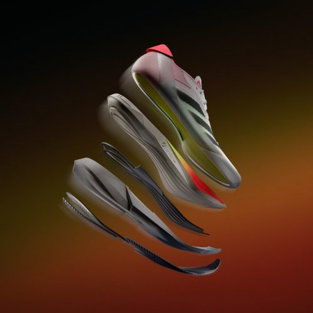Adidas Adizero Boston 12 Shoes White Red SS25
