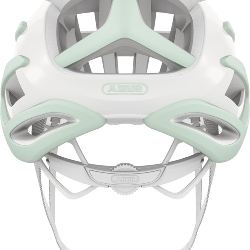 ABUS AirBreaker Helm Grün Weiß