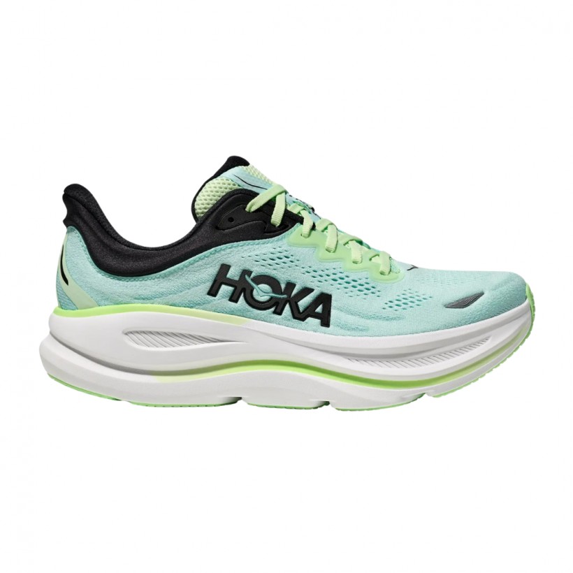 Chaussures Hoka Bondi 9 Vert Noir SS25