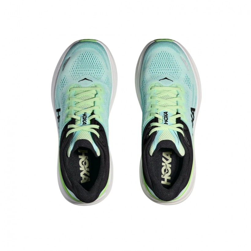 Hoka Bondi 9 Schuhe Grün Schwarz SS25