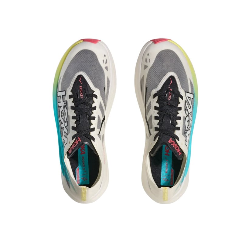 Hoka Rocket X 2 Shoes White Blue Unisex