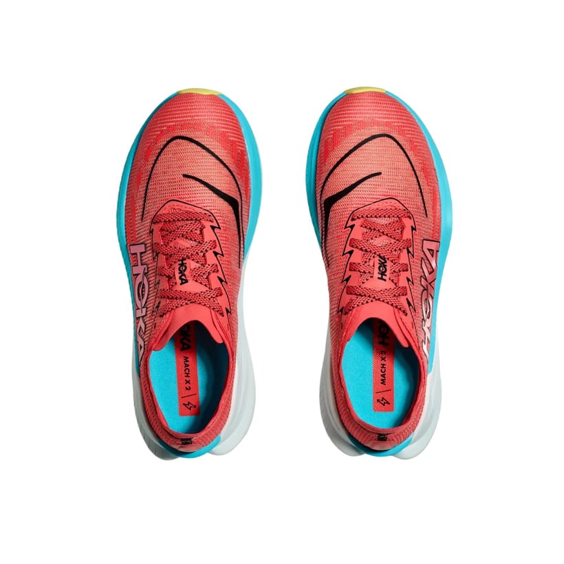 Scarpe Hoka Mach X 2 Rosso Blu SS25