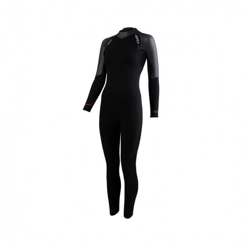 Combinaison en néoprène Zone3 Active Flex Noir Orange Femme