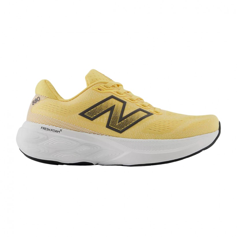 Zapatillas New Balance Fresh Foam X 880v15 Amarillo Blanco SS25 Mujer