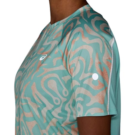 Camiseta Asics Road Lite-Show Verde Mujer