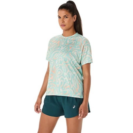 Camiseta Asics Road Lite-Show Verde Mujer