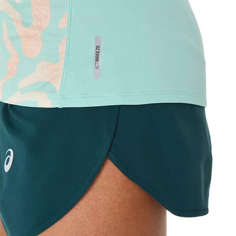 Camiseta Asics Road Lite-Show Verde Mujer