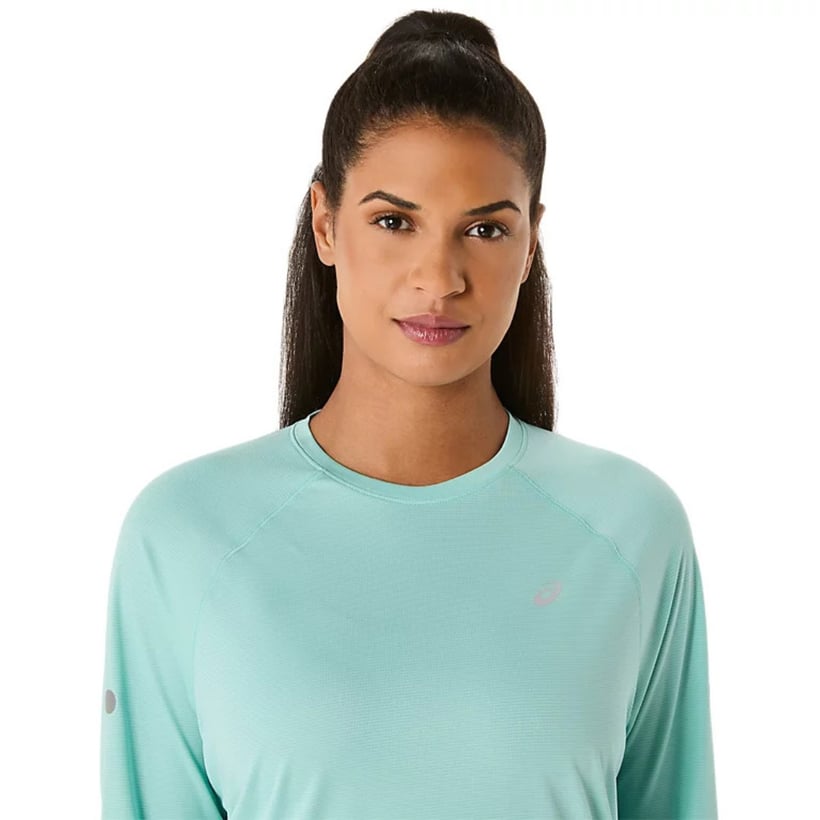 Camiseta Asics Road Lite-Show Manga Larga Verde...