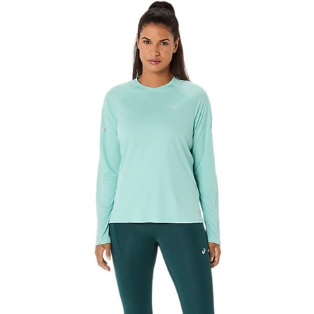 Asics Road Lite-Show lange mouwen groen dames T-shirt