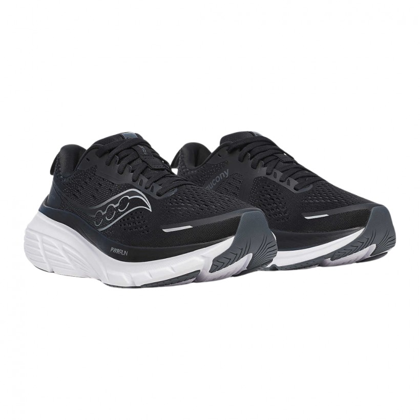 Saucony Guide 18 Wide Black White SS25 Women's...