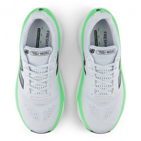New Balance Fresh Foam X More v5 Sneakers White Green SS25