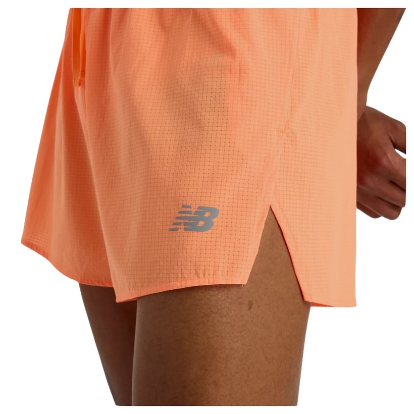 Short New Balance RC Ultra Light Split 3" Laranja